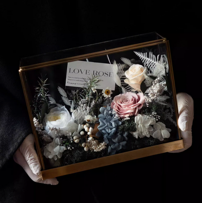 Forever Flower in A Glass Box