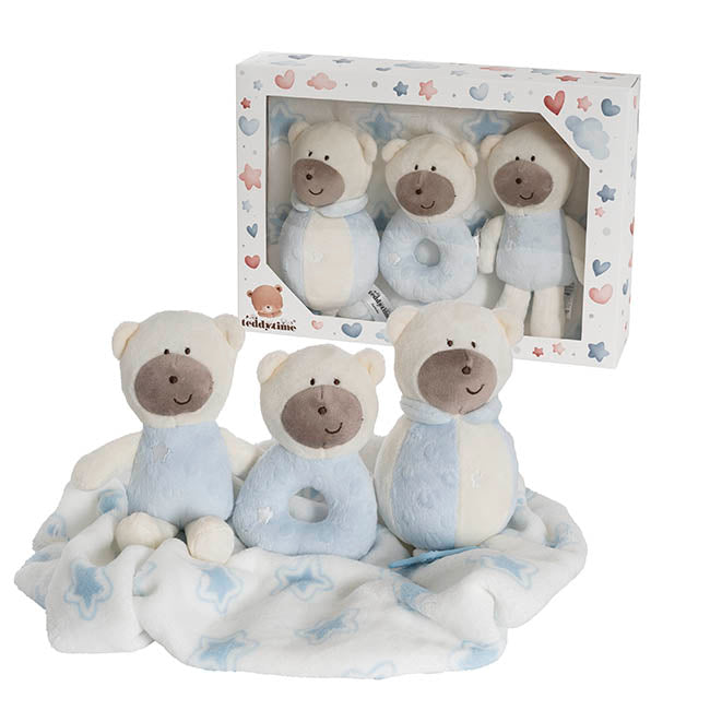 Baby Boy - Baby Blue Plush Bear Gift Pack