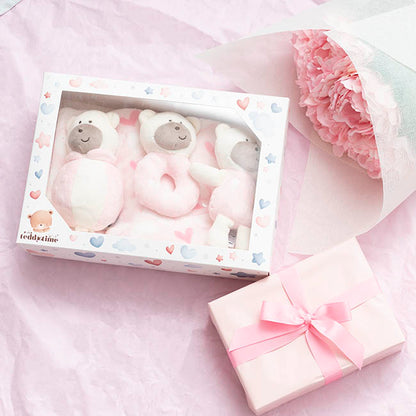 Baby Girl - Baby Pink Plush Bear Gift Pack