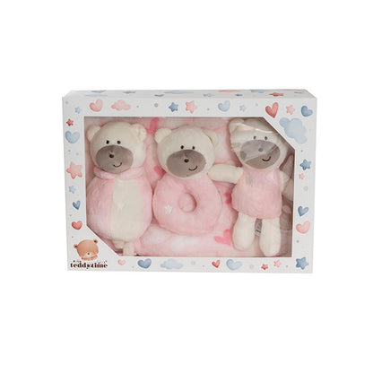 Baby Girl - Baby Pink Plush Bear Gift Pack